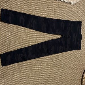 Spanx Dark Grey Camo Leggings